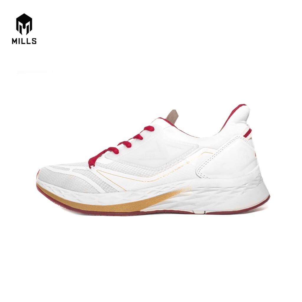 MILLS SEPATU 9100205 TREXIMO HYDRA WHITE-RED-GOLD ORIGINAL