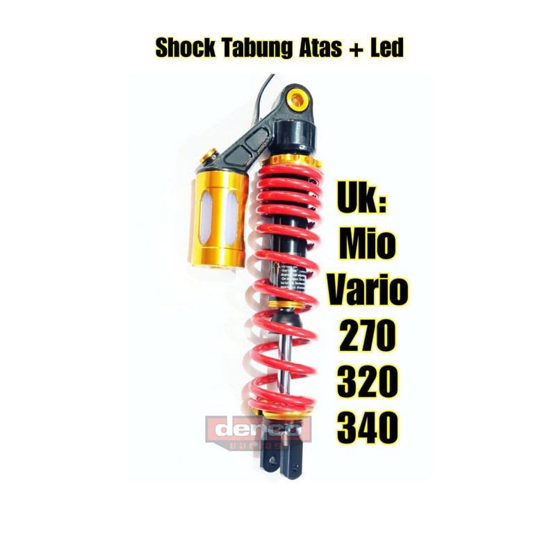 shock tabung atas 330 mm 310 mm vario 125 150 shockbreaker matic tabung atas mio scoopy beat street
