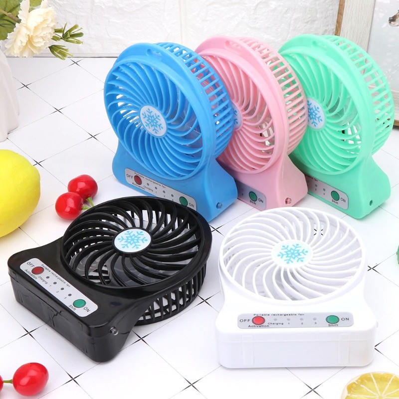 [NEW]Free Bateray + USB Kipas Angin Mini Portable Mini Fan USB Portable Model Duduk