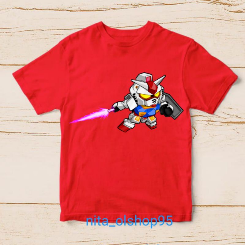 baju anak Gundam robot chibi