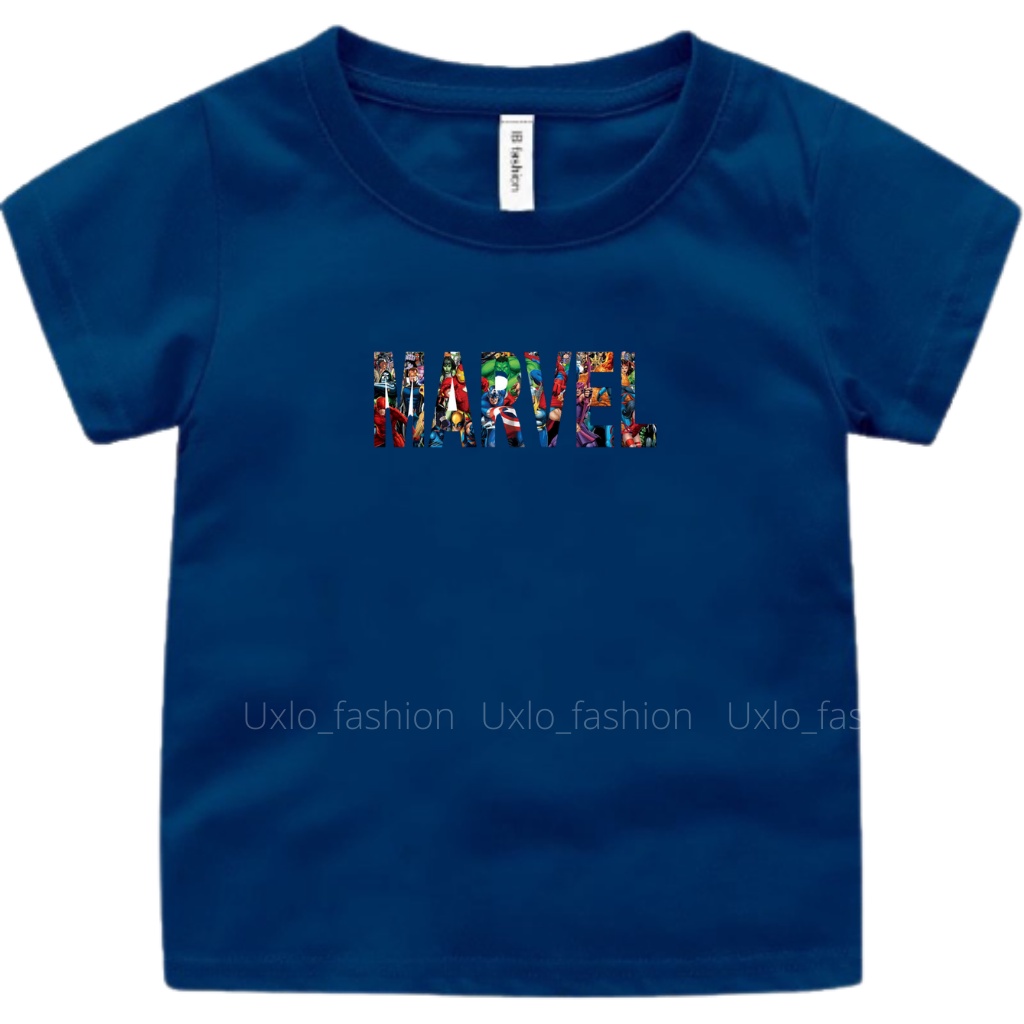 KAOS ANAK LAKI LAKI DAN PEREMPUAN SUPERHERO MARVEL IDEAL USIA 2 SAMPAI 9 TAHUN UXLO FASHION