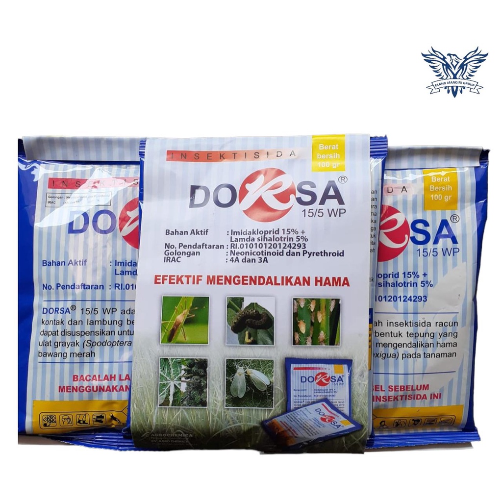 Dorsa 15/5WP bahan aktif confidor avidor matador Insektisida Racun Hama Ulat Grayak Walang Sangit, Hama Putih, Kutu Putih Untuk Tanaman