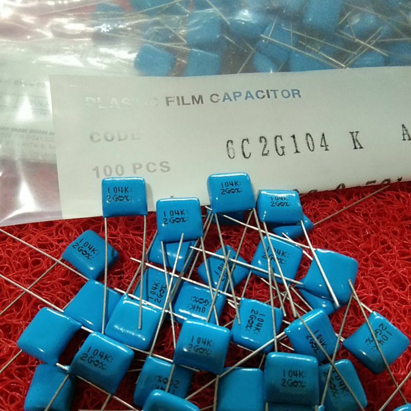 100pcs 104n 450v Capacitor Original nitsuko japan isi 100pcs