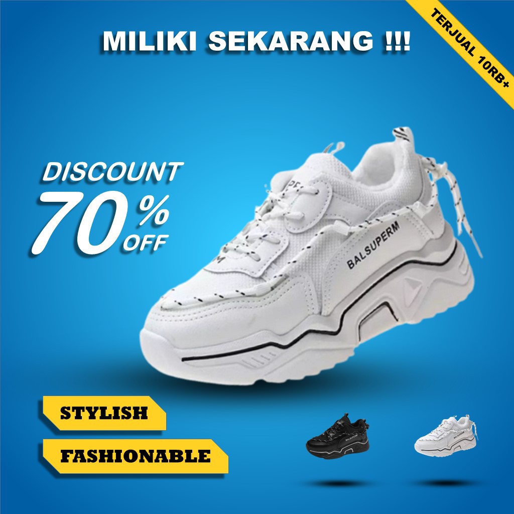 RD Collection - Sepatu Sneakers Pria Dan Wanita S-705