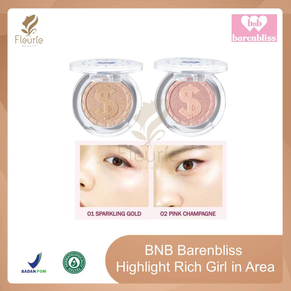 BNB Barenbliss Highlight Rich Girl in Area - Highlighter Barenbliss Original BPOM