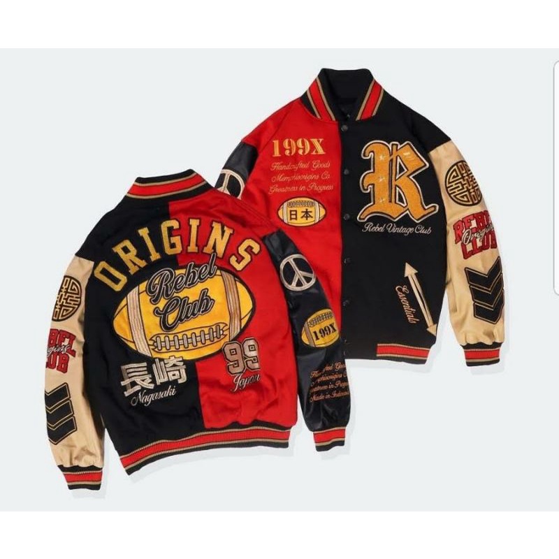JAKET VARSITY MEMPHIS ORIGINS REBEL