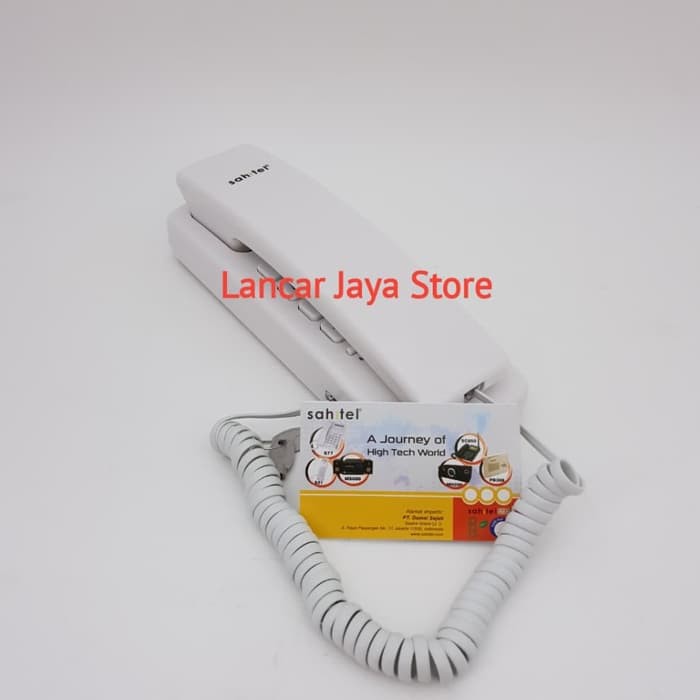 Sahitel S21 - Telepon Kabel Gantung Rumah Kantor - White Sahitel S-21