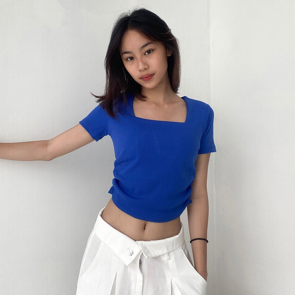 Stacey rib crop top | Aesthete yourlife