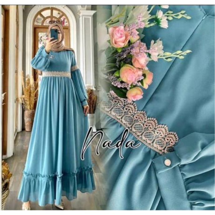 Gamis Kondangan Wanita Jumbo Ld 120 130 140 SIENNA DRESS S M L XL XXL 3XL 5L Gamis Ceruty Babydoll Terbaru 2022