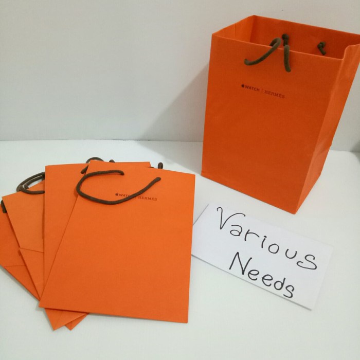 

(TERLARIS) Paperbag Hermes Watch Apple Authentic