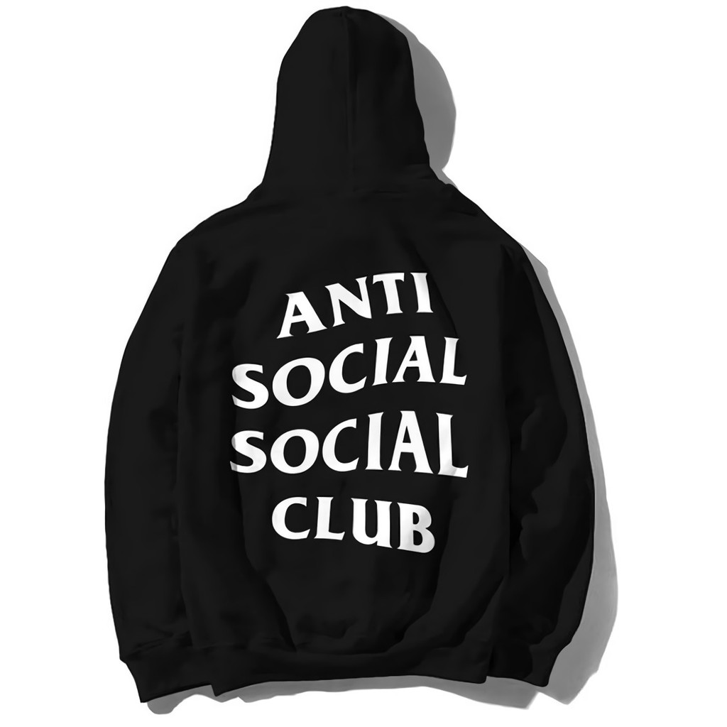 Hoodie Couple Anti Social Social Club Casual Premium Cotton Fleece