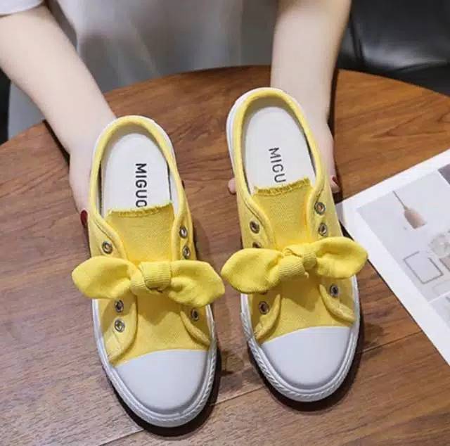 Sale Sepatu Sandal Slip On Pita AWE17 Wanita