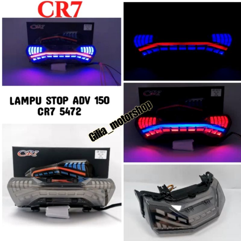 Stoplamp Honda ADV 150 Model Kamen Rider LED CR-5472 Lampu Stop ADV 150 LED Rider Original CR7