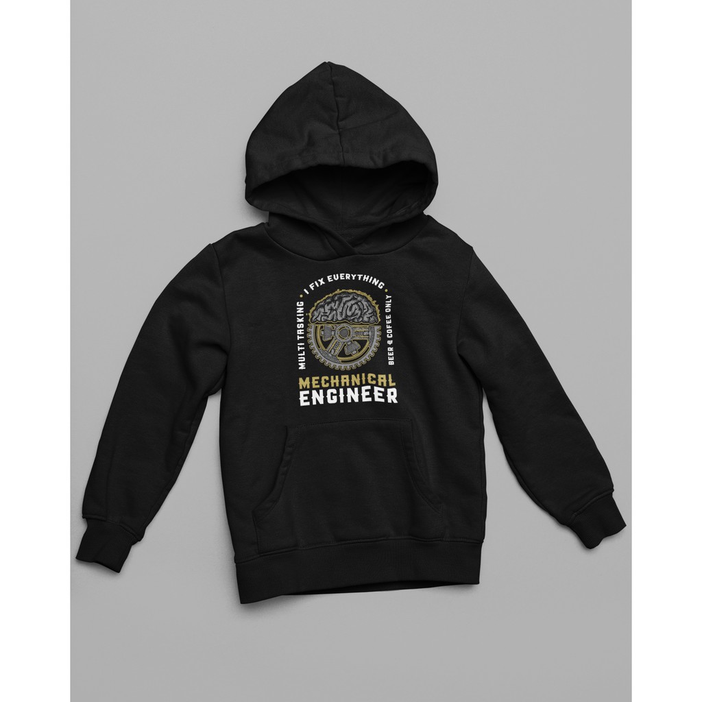 Hoodie Cotton Fleece High Grade ENG - Mechanical Engineer - Engineering - Jaket Teknik Mesin