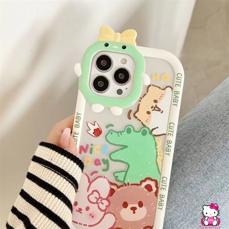 Case Desain Lensa Monster 3D Untuk VIVO Y35 Y22 Y15 Y15s Y15A Y01 Y50 Y30 Y30i Y12i Y11s Y21s Y12 Y21A Y11 Y21 Y21 Y21 Y21 Y21 Y33s Y1S Y21A Y17