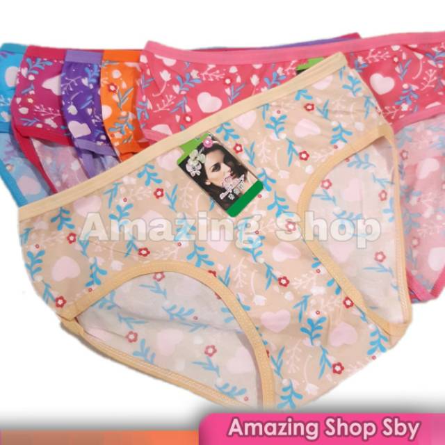 CD Undies Celana Dalam Wanita Import Motif Cewek Murah