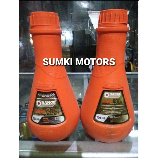 Oli samping 2 tak oli Campur 2 tak oli samling orange oli samping oren 700ml