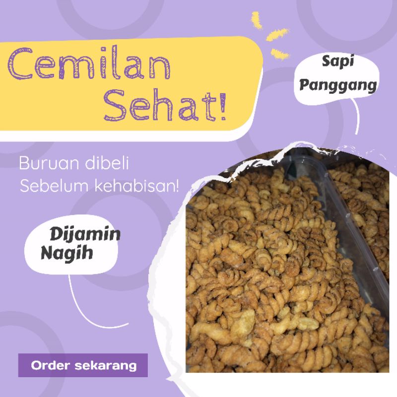 

Makaroni Spiral Sapi Panggang 200gram