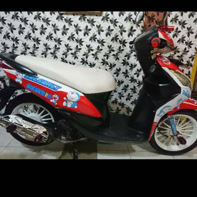 Sticker Motor Spacy motip Doraemon Striping Motor Spacy Full Body Stiker Honda Decal motor spacy