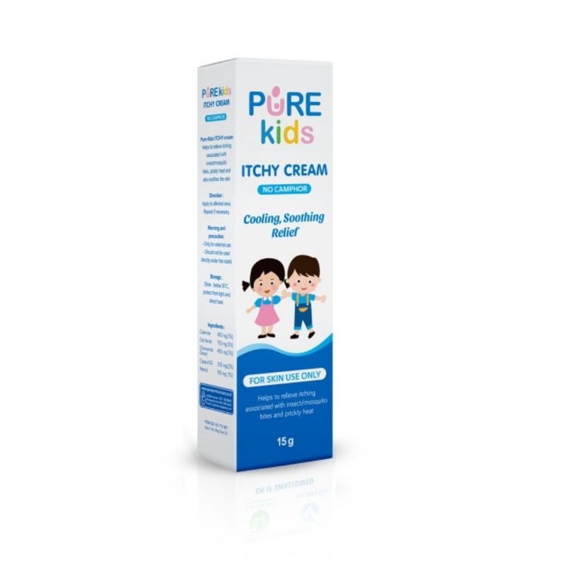 PureKids Itchy Cream 15 Gr/Krim Pereda Gatal Gigitan Serangga &amp; Nyamuk