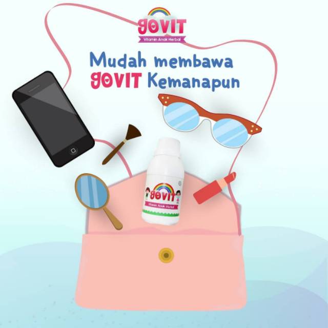 GOVIT VITAMIN ANAK HERBAL UTK KELUHAN ANAK GTM, BB KURANG