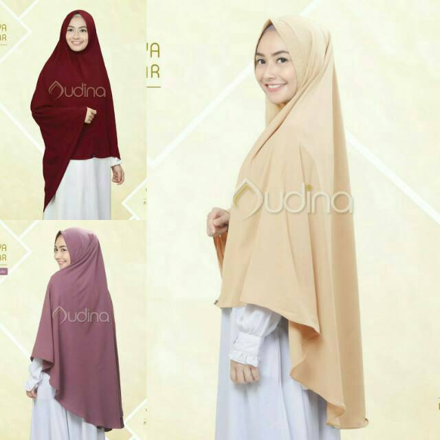 HIJAB/JILBAB/KHIMAR NON PET LANGSUNG PAKAI FATHIYA BY ORI AUDINA
