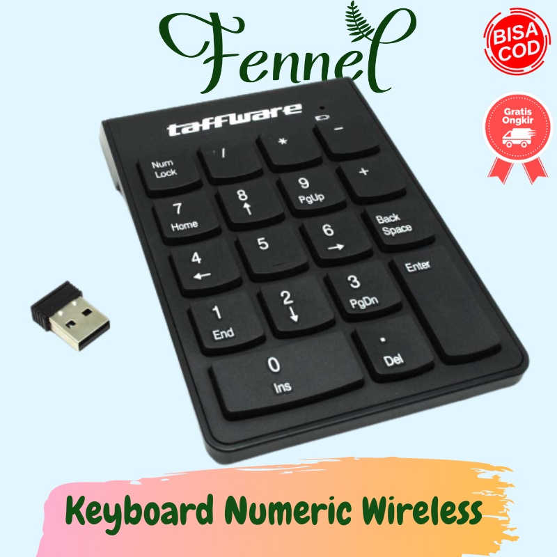 Keypad Numeric Wireless 2.4GHz 10 Meter - i120