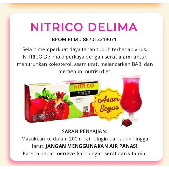 NITRICO MINUMAN SEHAT ANTI VIRUS CORONA IMUN BOOSTER