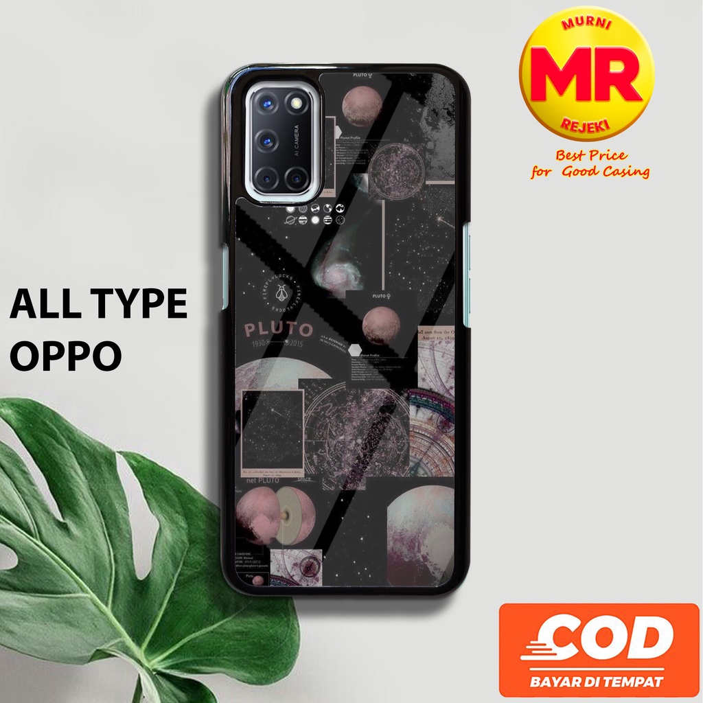 Case OPPO A52 A92 A54 A59 F1S A71 A74 4G A95 MOTIF NASA Casing Hardcase Premium Glossy 2D Terbaru Ca