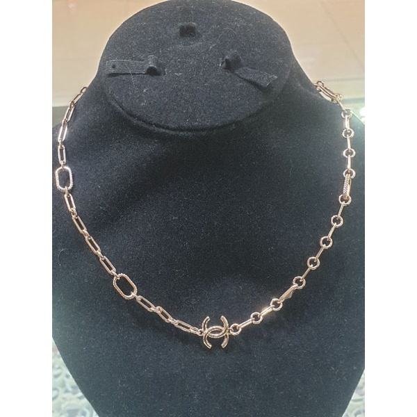 kalung rantai fashion rosegold  emas 750