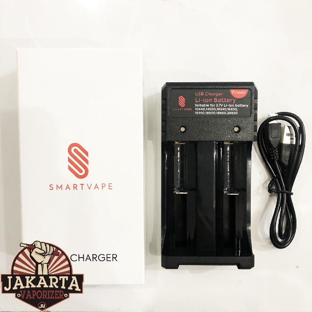 SMARTVAPE CHARGER 2 SLOT AUTHE   NTIC BY SMART VAPE USB