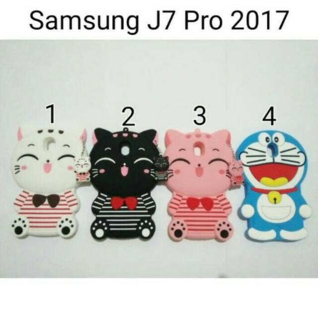 Case Silicon Karakter For Samsung J7 Pro 2017/ Rubber Case 3D Samsung J7 Pro 2017