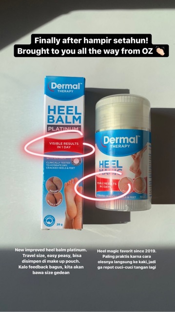 Dermal Heel Krim Kaki Kering