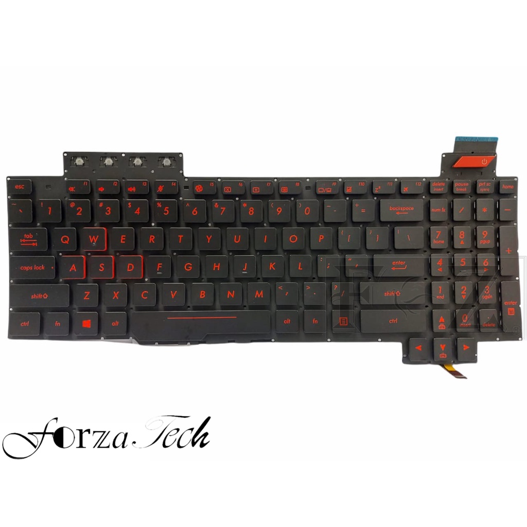 Keyboard ASUS ROG Strix GL703GS GL703GE GL703GM GL503VM GL503VS GL503VD GL503 GL503GE GL503V RED
