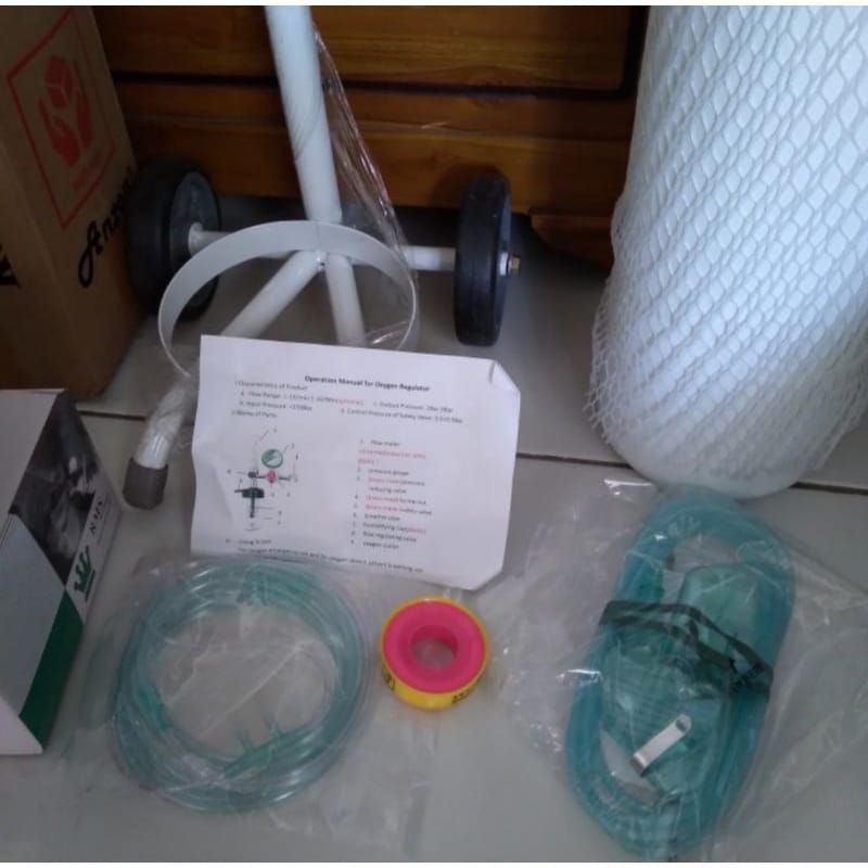 Tabung Oksigen 1m3 Lengkap