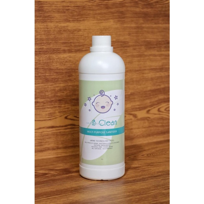 PERAWATAN KAKI TANGAN HYPOCHLOROUS ACID/HOCL/SANITIZER/DISINFECTANT IB CLEAN 1000ML BERKUALITAS