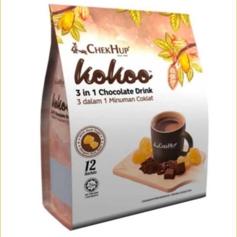 

CHEKHUP CHEK HUP KOKOO 3 IN 1 CHOCOLATE ISI 12