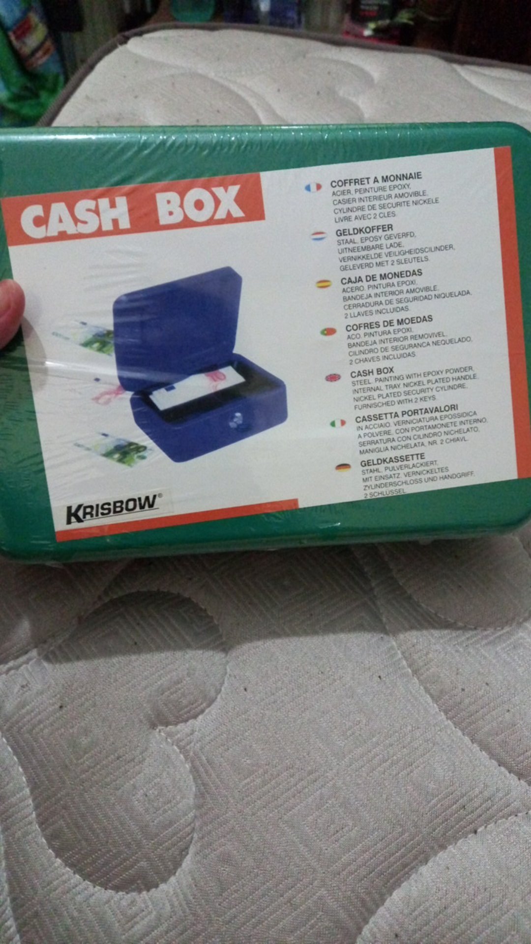 Ace Krisbow Cash Box Brankas Safe Deposit 25 Cm