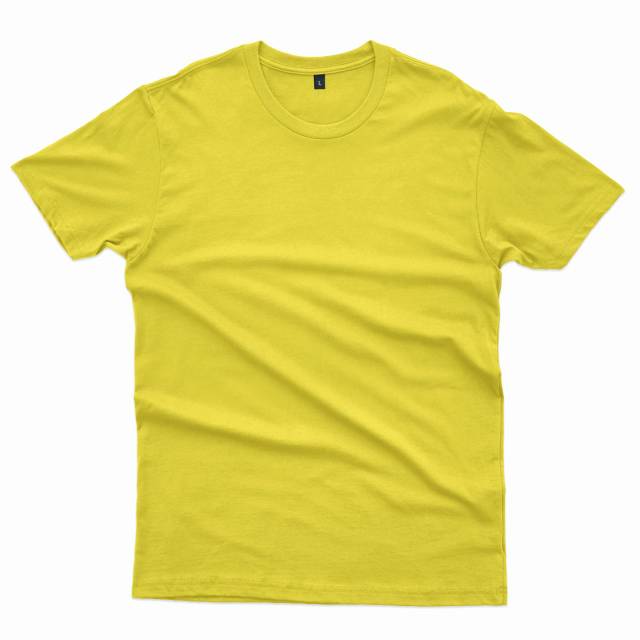 Original kaos polos kuning kenari combat 30s