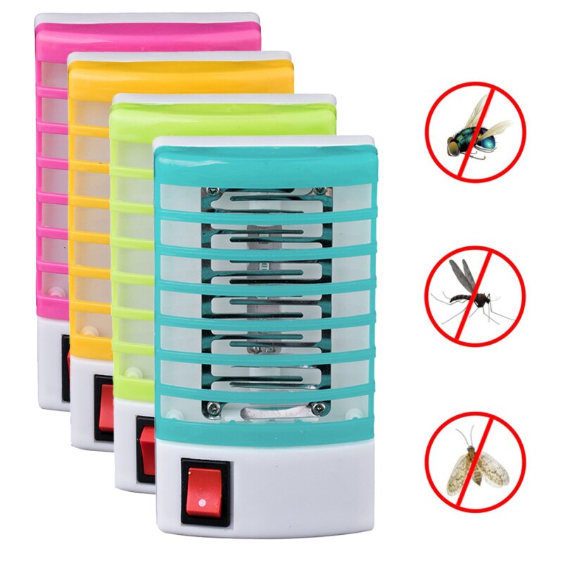 Socket Electric Mini Mosquito Lamp LED Insect Mosquito Killing Fly Bug Housefly 