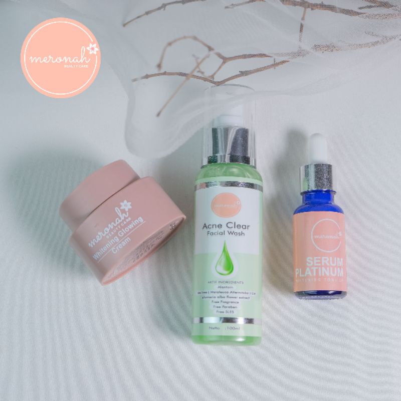 Paket Acne For Sensitive Skin Meronah Skincare