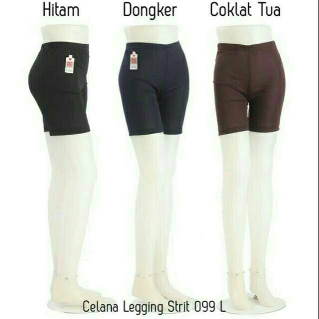 Celana strit pendek L wanita murah / legging pendek dalaman celana pendek wanita