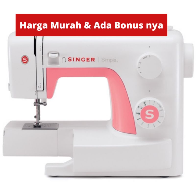 MESIN JAHIT SINGER PORTABLE SIMPLE 3210 | MESIN JAHIT SINGER 10 MOTIF