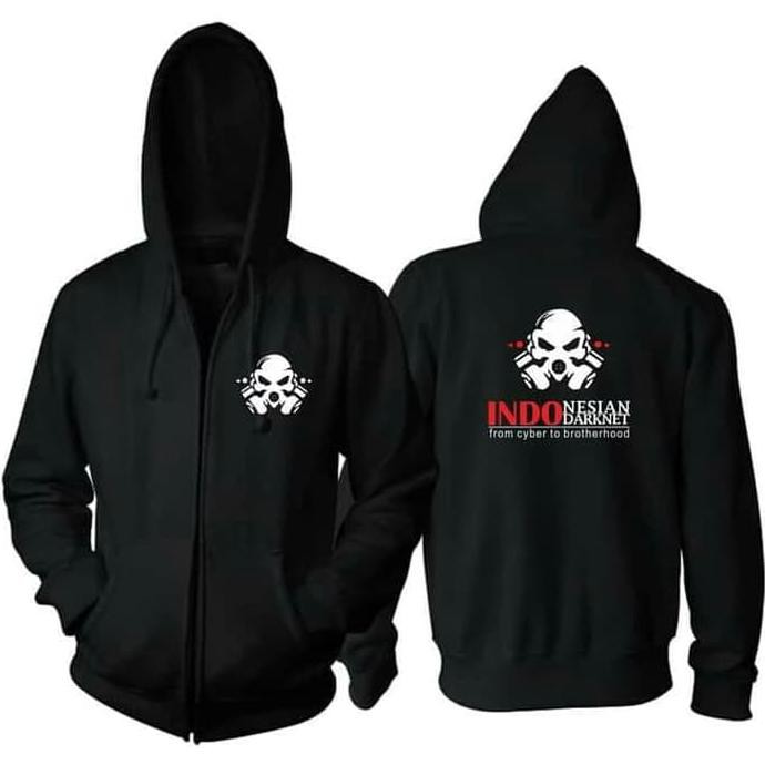 HOODIE JAKET SWEATER JUMPER INDONESIA DARKNET HACKER JAKET DISTRO