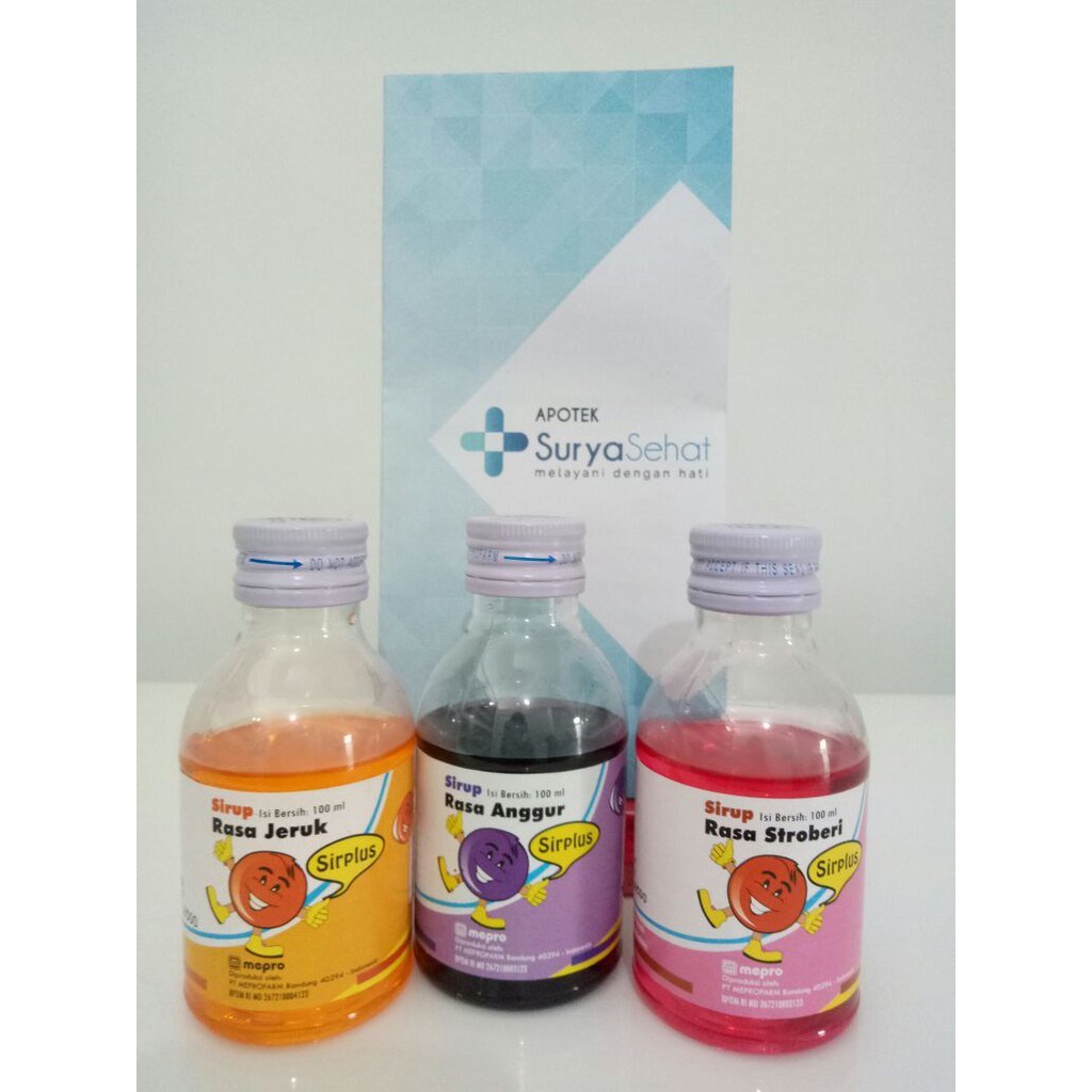 SIRPLUS Sirup Pemanis rasa Jeruk 100 ml