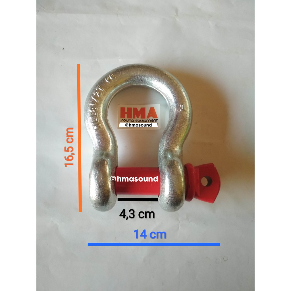 Segel Omega / Bow Shackle / Shackle Omega 1