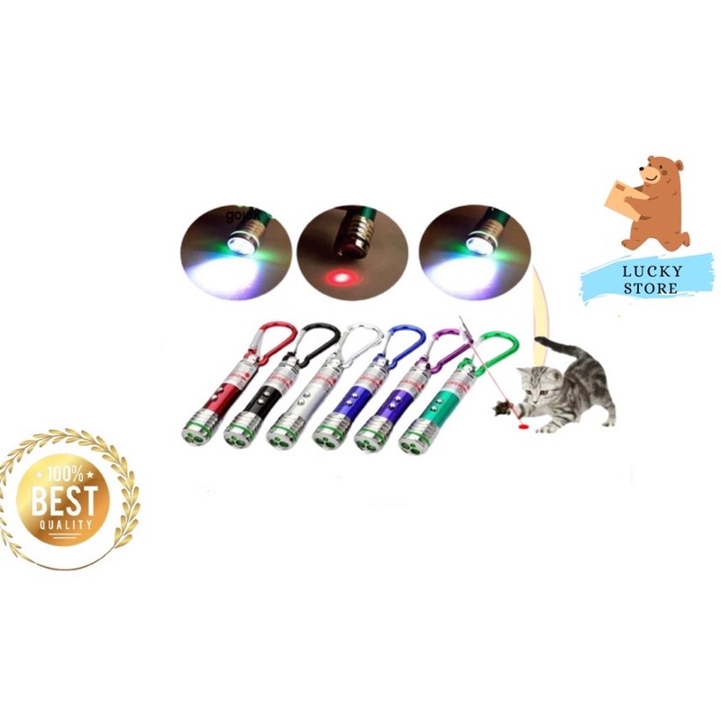 mainan senter laser 3 in 1 / laser pointer