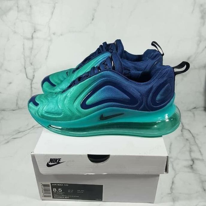 Sale Terlaris  Nike Air Max 720 Sea Forest Sepatu Sneakers Kasual Pria Wanita Murah