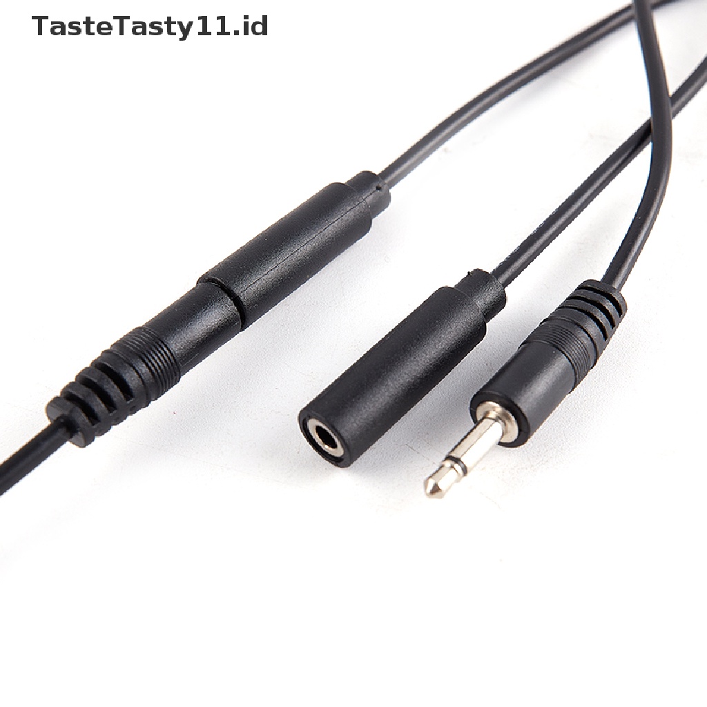 【TasteTasty】 2.5mm 3.5mm Mono Connector Cable Plug 2pin Extension Wire DIY Audio Cable .