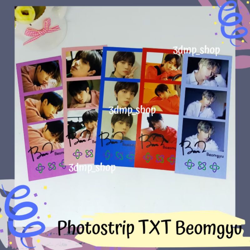 [MINIMAL BELI 2] Photostrip txt yeonjun taehyun soobin beomgyu